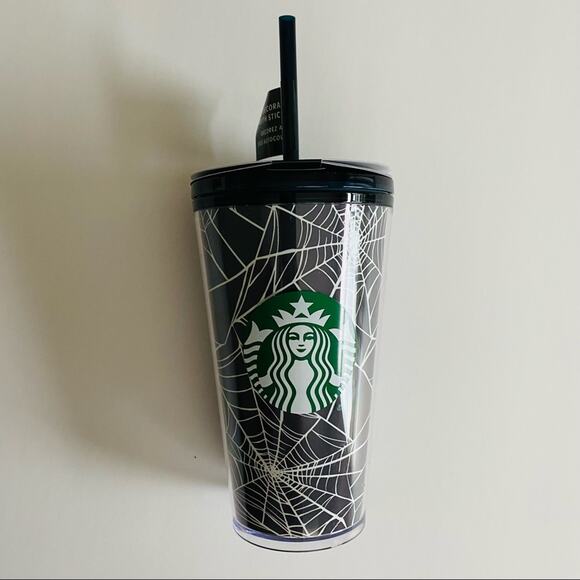 StarbucksHalloween 2021 Spider Web Tumbler NWT